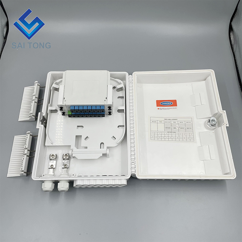 Giá xuất xưởng Hộp kết thúc sợi quang ODB 16 lõi ftth 16 cổng ftth splitter hộp phân phối cáp quang thép ngoài trời