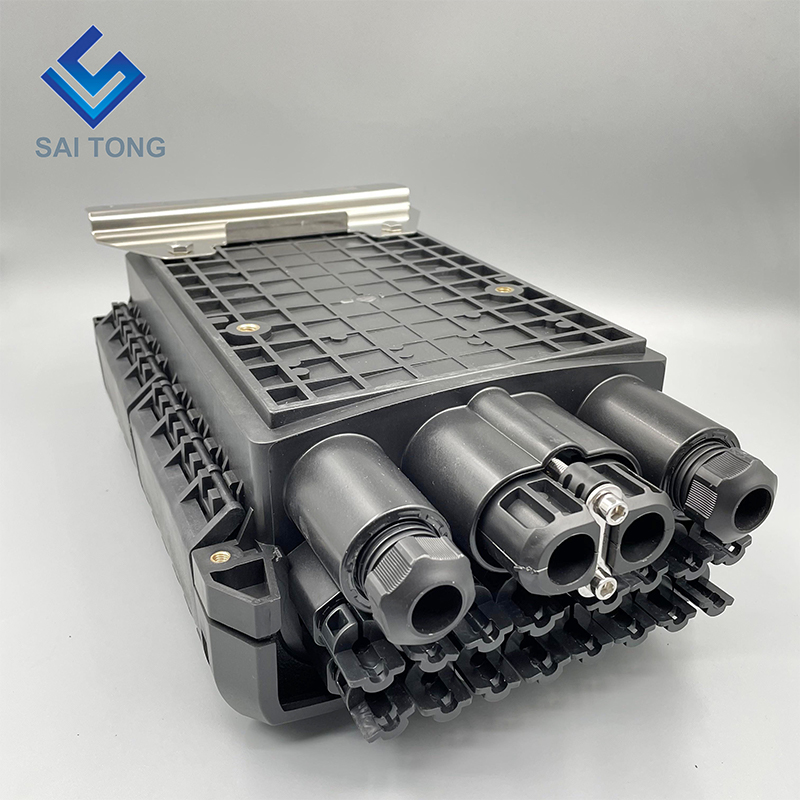 Saitong Fiber Optical 16 Core Splice Enclosure Splitter Hộp Caja Nap Box PLC Splitter Hộp phân phối sợi quang