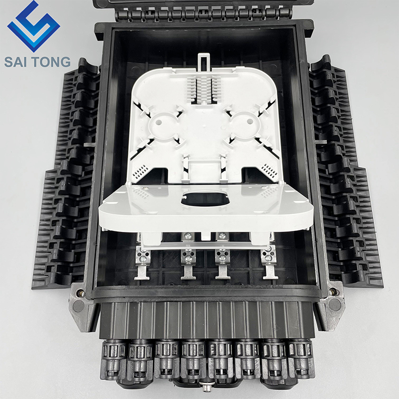 Đóng mối nối sợi quang 96 lõi ngoài trời cho cáp thả và bộ chia PLC, giá vừa phải với bộ chia PLC LGX 1:16