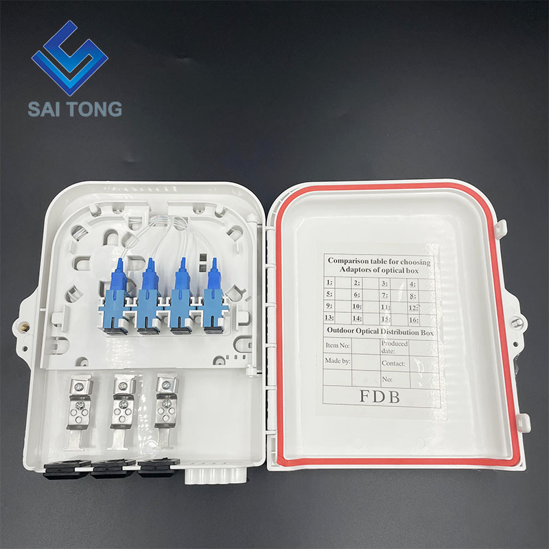 Nhà máy Cung cấp Bộ chia plc hộp ftth 8 lõi 1 8 hộp phối quang 8 cổng NAP cho thiết bị cáp quang