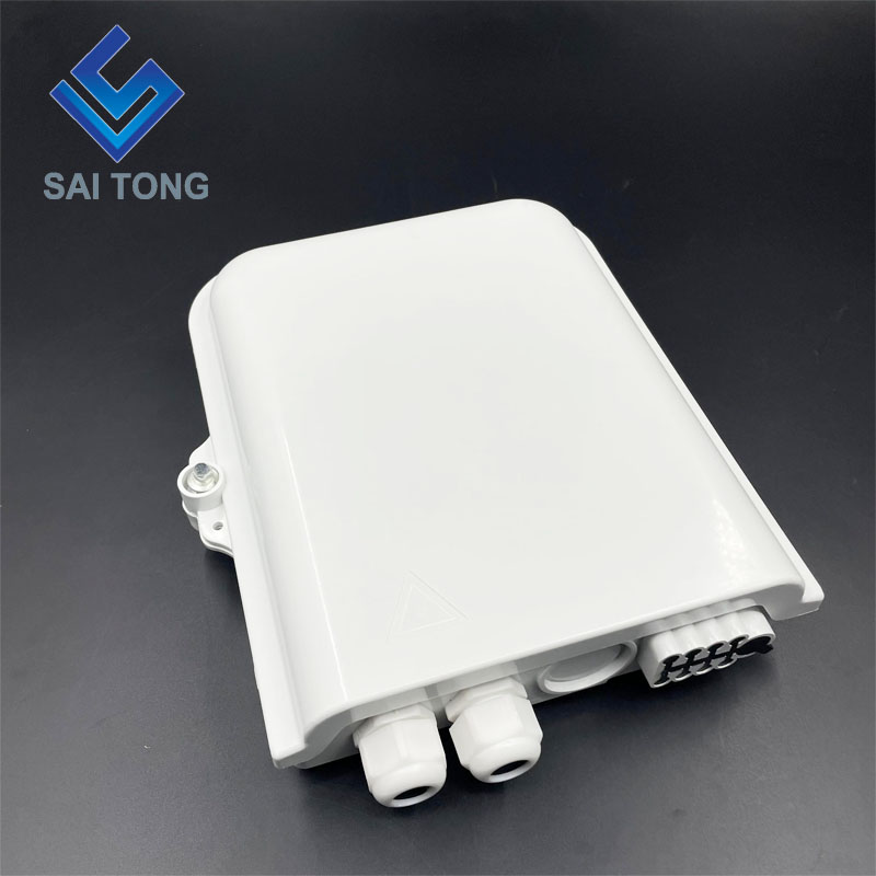 Truy cập cáp quang treo tường ngoài trời FTTH Hộp ftb / Hộp đầu cuối 8 lõi / hộp phân phối sợi quang