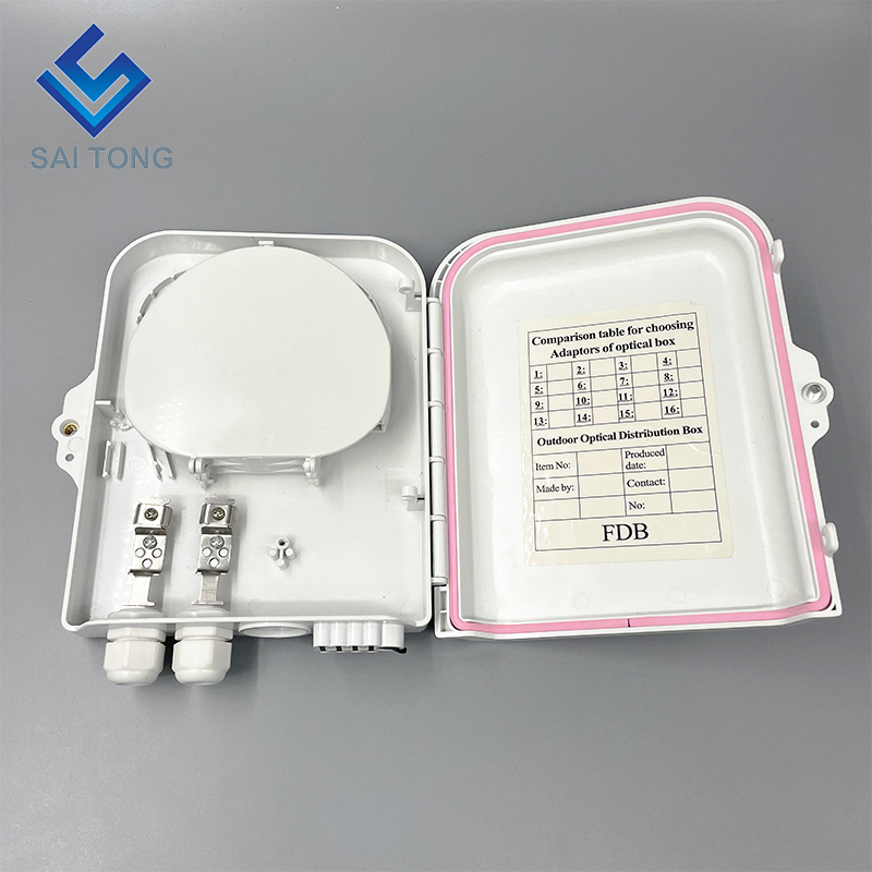 Nhà máy Trung Quốc 48 lõi ftth box plc splitter 4 khay hộp phân phối quang 2 trong 8 cổng NAP cho thiết bị cáp quang