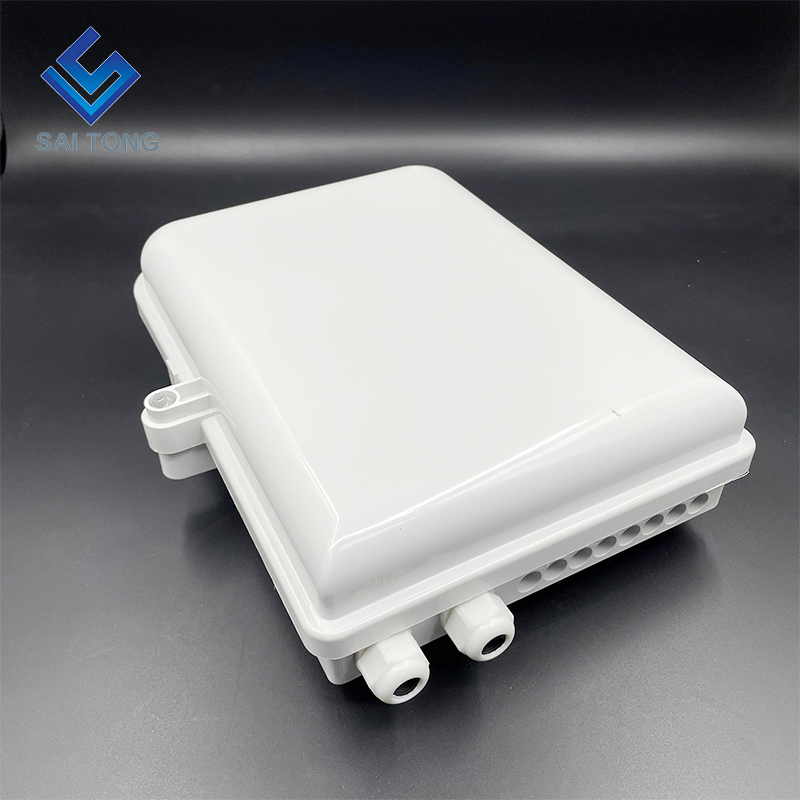 Hộp phân phối cáp quang FTTH BOX 16 lõi ngoài trời 16 cổng với hộp đầu cuối bộ chia plc 1x16 để treo tường và gắn Cực