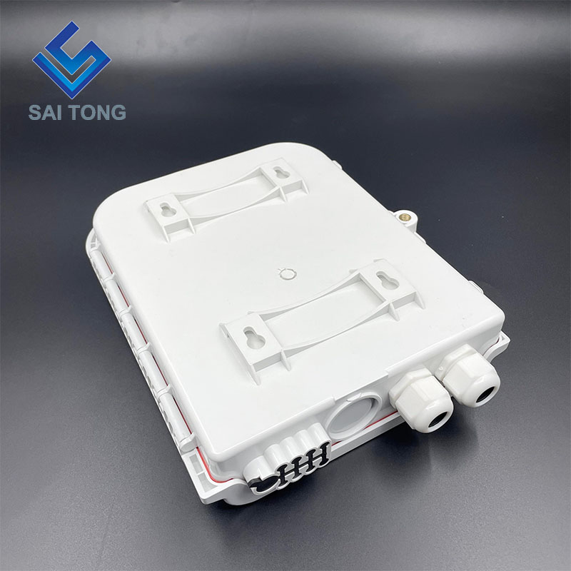 FTTH 8 Core Nhựa Sợi Truy Cập Hộp Thiết Bị Đầu Cuối Ngoài Trời 8 Cổng Cáp Cao Su Chống Thấm Nước Gland Gpon onu Hộp Cáp Quang FDB/ATB