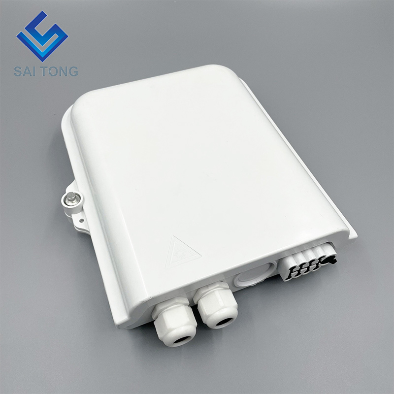 Nhà máy Trung Quốc 48 lõi ftth box plc splitter 4 khay hộp phân phối quang 2 trong 8 cổng NAP cho thiết bị cáp quang