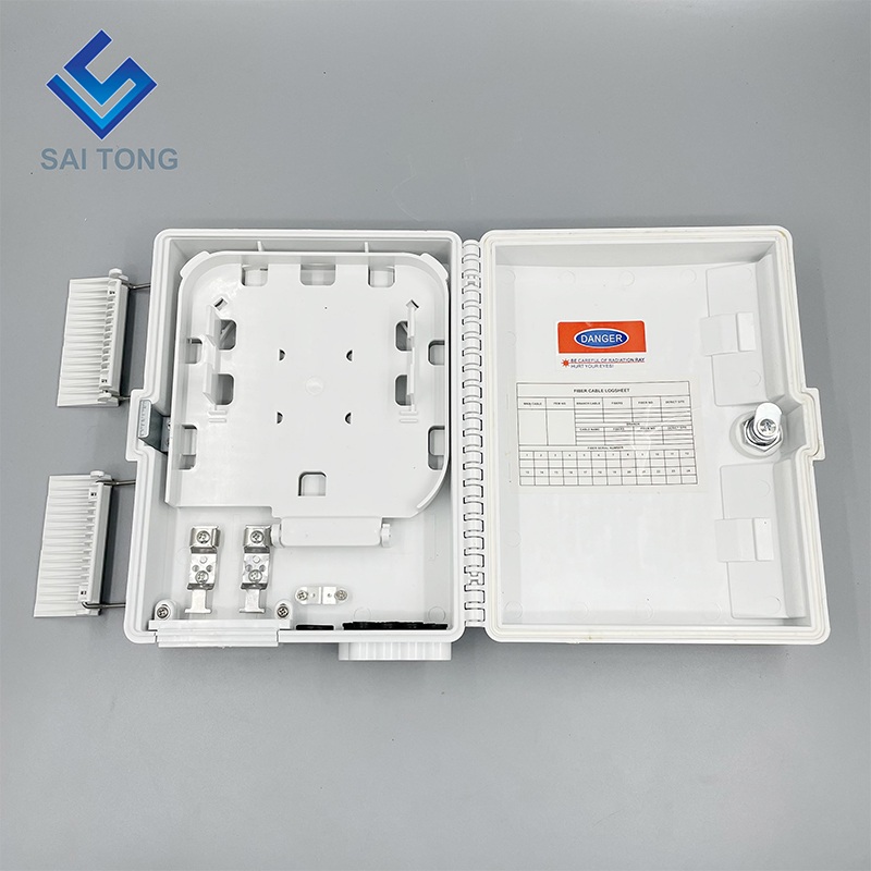 Nhà máy ODB 8 lõi hộp kết thúc sợi quang ftth 8 cổng ftth splitter hộp phân phối cáp quang thép chất lượng cao