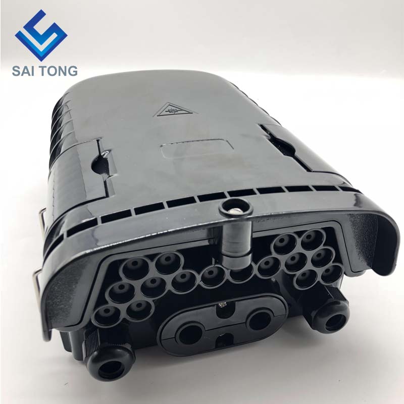 Saitong Made16 Hộp bao vây cáp quang lõi PLC FTTH FTTX FTTP Hộp kết thúc sợi quang IP65 Hộp nối cáp quang ngoài trời Ngủ trưa