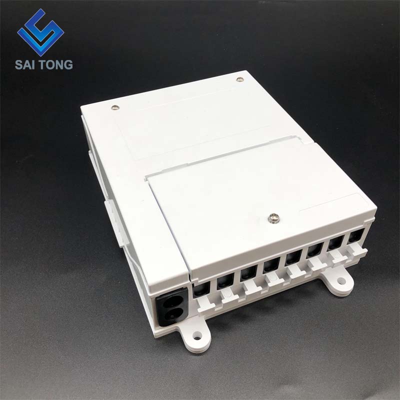 Cixi Saitong Hộp đầu cuối sợi quang FTTH 8 Core trong nhà và ngoài trời 8 cổng Mini treo tường Sản phẩm mới mang phong cách Ukraine