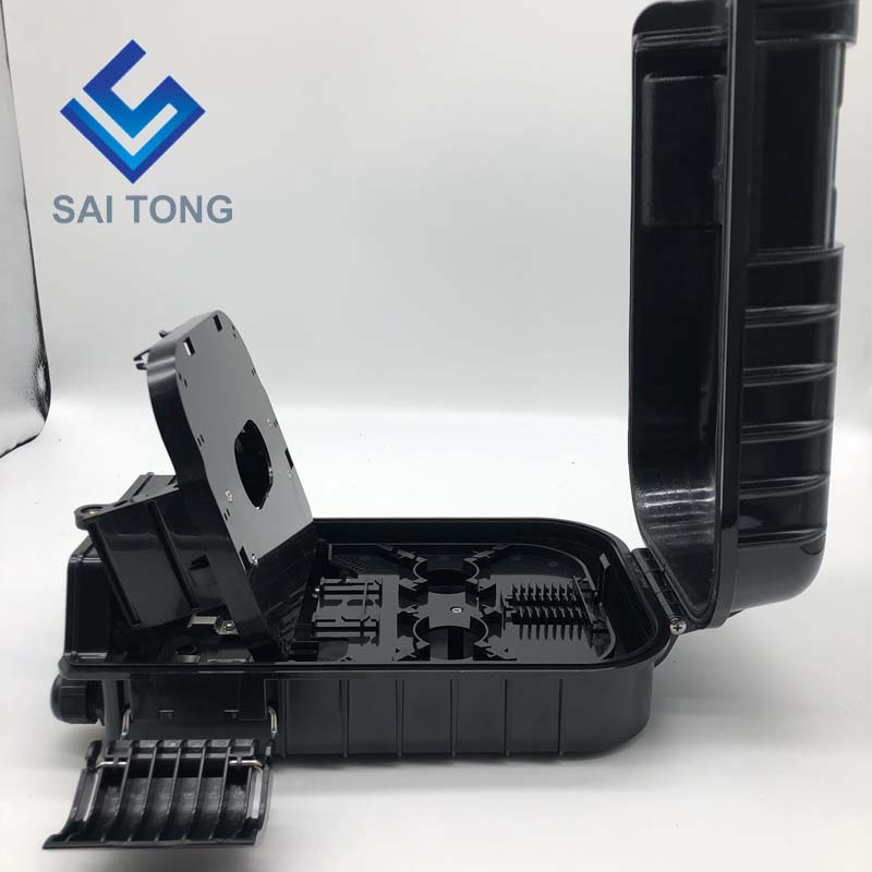 Saitong Made16 Hộp bao vây cáp quang lõi PLC FTTH FTTX FTTP Hộp kết thúc sợi quang IP65 Hộp nối cáp quang ngoài trời Ngủ trưa