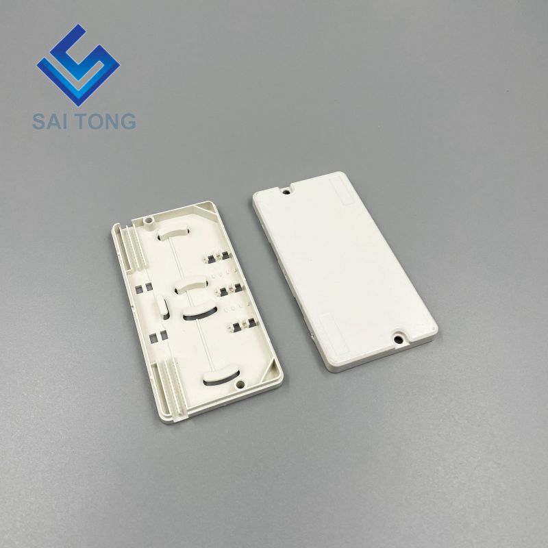 2 Core FTTH Mini Trong Nhà/Ngoài Trời Hộp Đầu Cuối Cáp Quang treo tường 2 Cổng với Bộ Chuyển Đổi SC hộp cáp quang ftth bằng nhựa