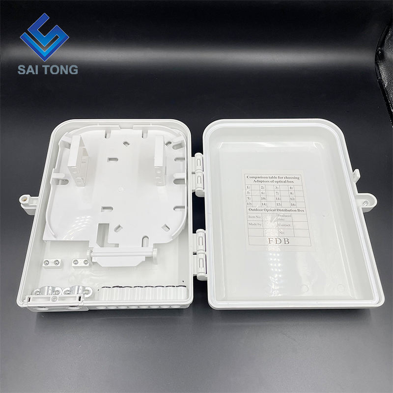 Hộp phân phối cáp quang FTTH BOX 16 lõi ngoài trời 16 cổng với hộp đầu cuối bộ chia plc 1x16 để treo tường và gắn Cực