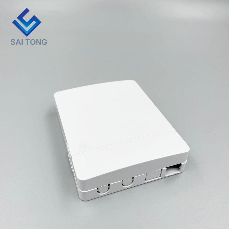 Ninh Ba Saitong Giá tốt Mini 2 lõi Hộp kết thúc sợi quang FTTH Hộp phân phối thiết bị đầu cuối sợi quang trong nhà