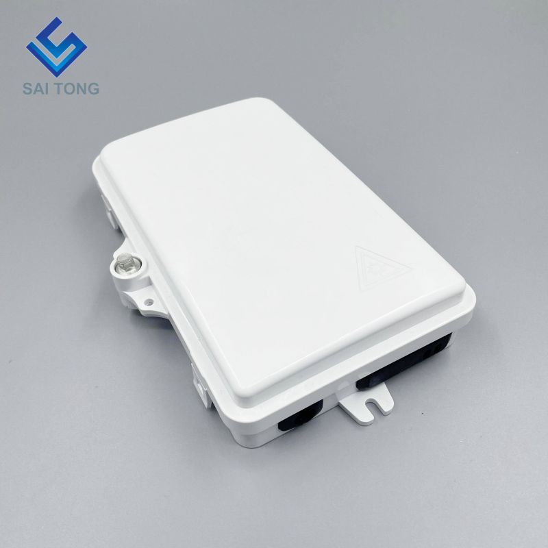 IP65 Cung cấp 1/2 cổng mini FTTH hộp cáp quang 2 lõi nhựa ngoài trời hộp đầu cuối cáp quang với bộ chuyển đổi SC LC