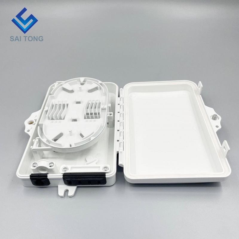 IP65 Cung cấp 1 đầu vào 4 đầu ra ST-F311 FTTH Mini 6 lõi Bộ phân phối cáp quang Khung kết thúc Hộp FDB ngoài trời