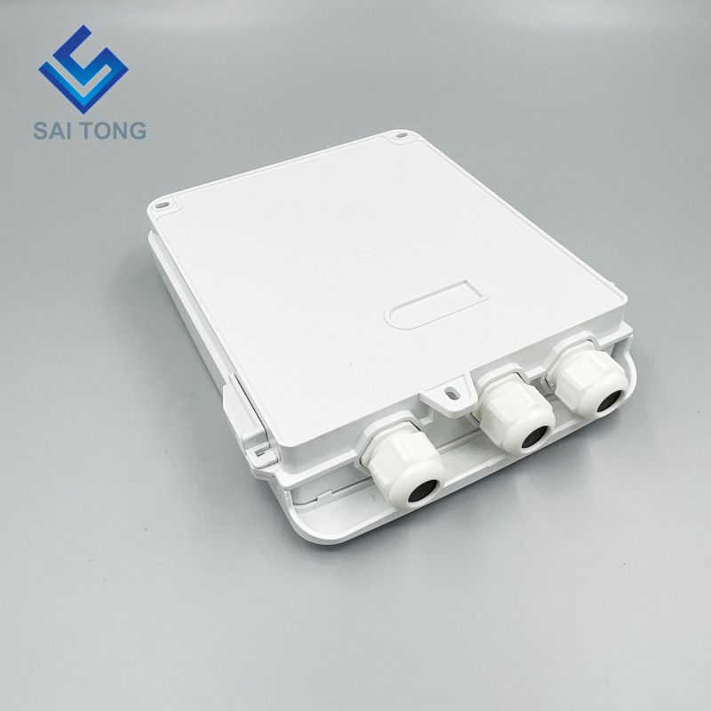 Cixi Saitong Hộp thiết bị đầu cuối sợi quang FTTH 8 lõi trong nhà Hộp sợi quang 8 cổng treo tường 1 vào/3 ra FDB Sản phẩm mới