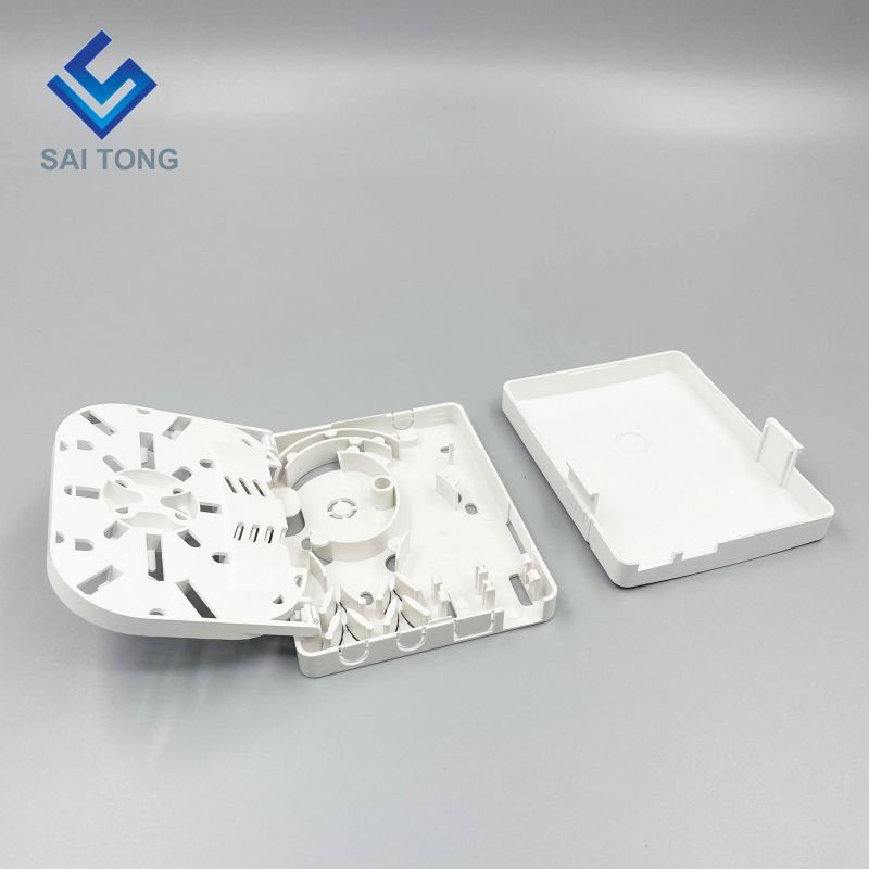 2 cổng lõi treo tường Bảng điều khiển ổ cắm Hộp 2 cổng Mini FTTH tấm mặt bảng hộp thiết bị đầu cuối sợi quang cho bộ chuyển đổi Earless