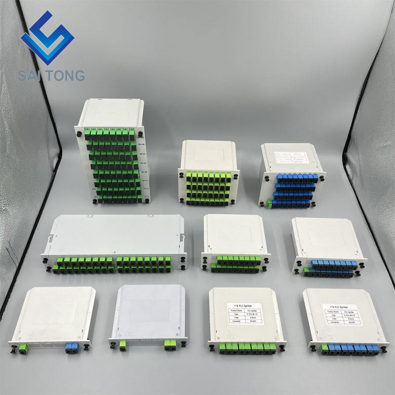 SC/UPC 1 x 8 Bộ chia PLC sợi quang Bộ chia loại ống nhỏ Bộ chia Plc Bộ tách hộp SC UPC LGX chống thấm nước Loại băng cassette