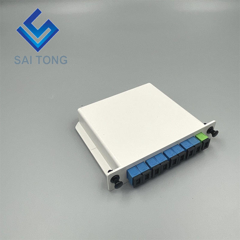 SC/UPC 1 x 8 Bộ chia PLC sợi quang Bộ chia loại ống nhỏ Bộ chia Plc Bộ tách hộp SC UPC LGX chống thấm nước Loại băng cassette