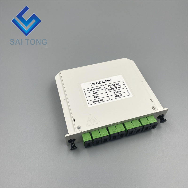 Bộ chia PLC sợi quang SC/APC 1 x 8 Bộ chia loại ống nhỏ Bộ chia Plc Bộ tách hộp SC UPC LGX chống thấm nước Loại băng cassette