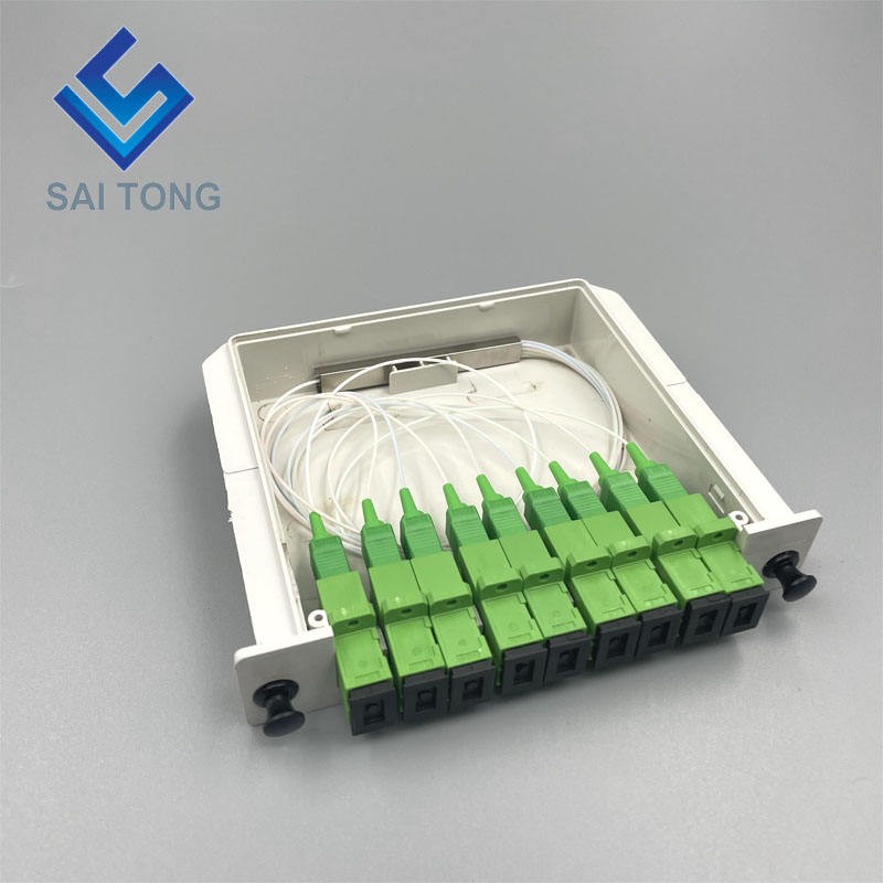 Bộ chia PLC sợi quang SC/APC 1 x 8 Bộ chia loại ống nhỏ Bộ chia Plc Bộ tách hộp SC UPC LGX chống thấm nước Loại băng cassette