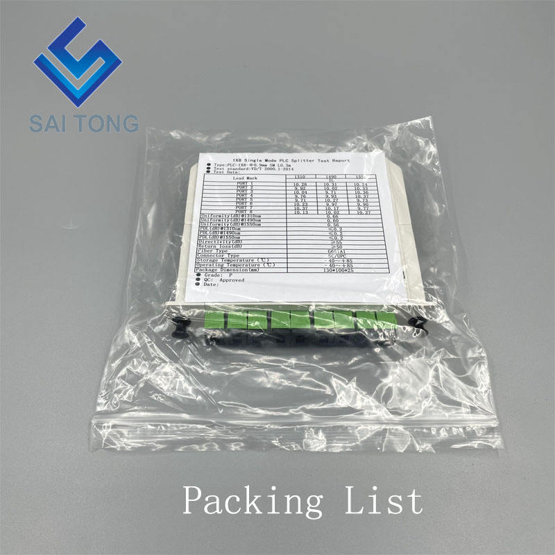 Bộ chia PLC sợi quang SC/APC 1 x 8 Bộ chia loại ống nhỏ Bộ chia Plc Bộ tách hộp SC UPC LGX chống thấm nước Loại băng cassette