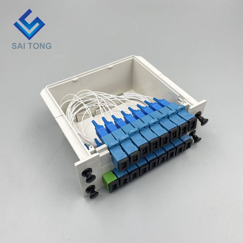 Quang SC / UPC 1x16 LC LGX Hộp loại 1:16 Mô-đun băng cassette Bộ chia sợi quang PLC