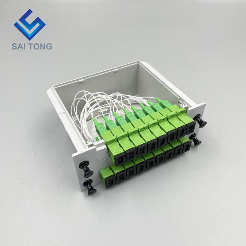 Quang SC / APC 1x16 LC LGX Hộp loại 1:16 Mô-đun băng cassette Bộ chia sợi quang PLC