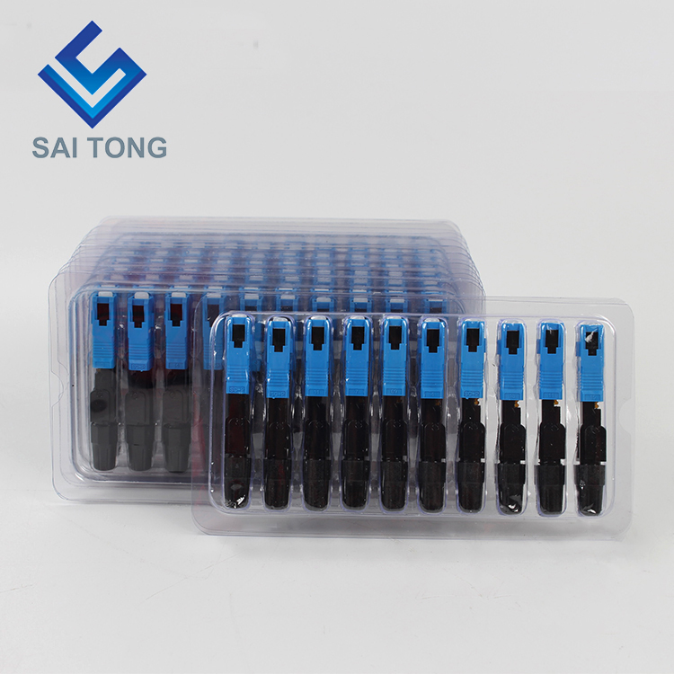 Saitong Cung cấp thiết bị liên lạc đầu nối nhanh sc/upc ftth Đầu nối nhanh sợi quang Đầu nối sợi quang