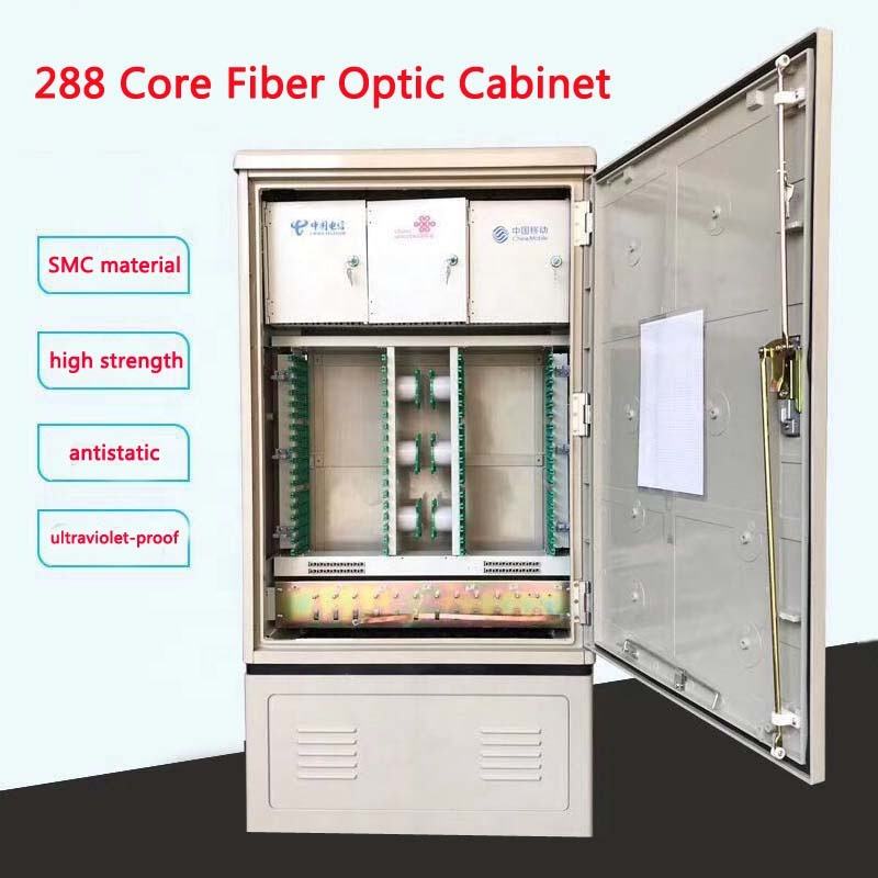 SaiTong FTTH Splice 288 Tủ sợi quang SMC lõi chống nước IP55 tủ sợi smc Hỗ trợ tiêu chuẩn hoặc tùy chỉnh