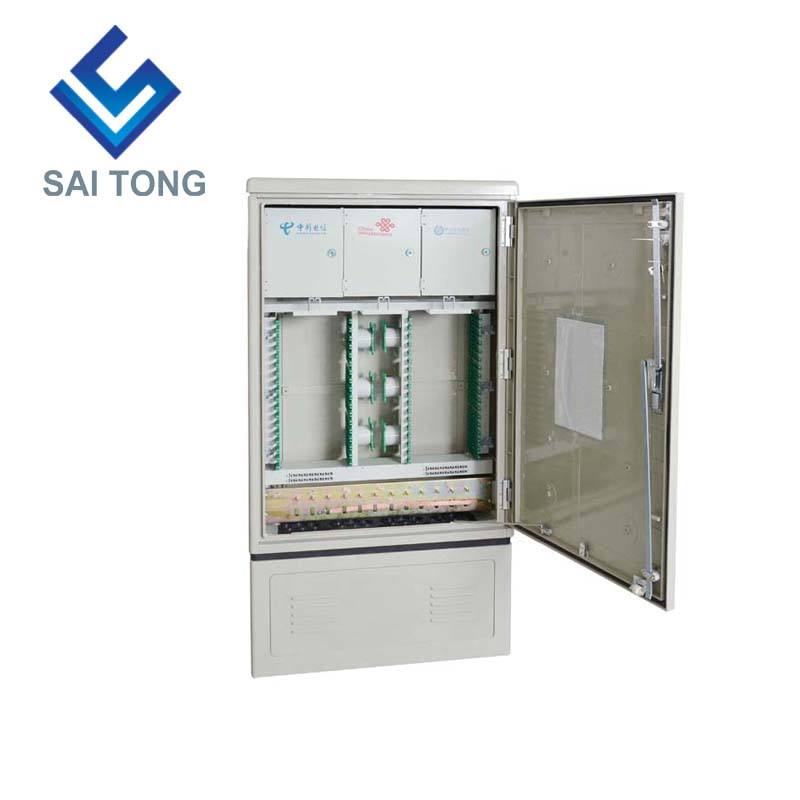 SaiTong FTTH Splice 288 Tủ sợi quang SMC lõi chống nước IP55 tủ sợi smc Hỗ trợ tiêu chuẩn hoặc tùy chỉnh