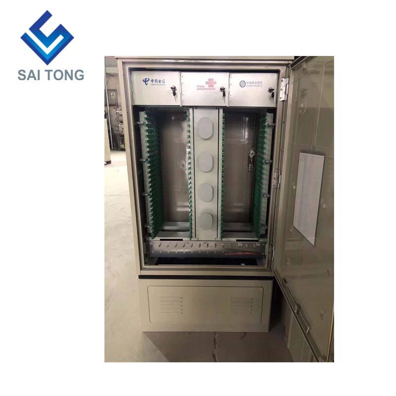 SaiTong FTTH Splice 288 Tủ sợi quang SMC lõi chống nước IP55 tủ sợi smc Hỗ trợ tiêu chuẩn hoặc tùy chỉnh