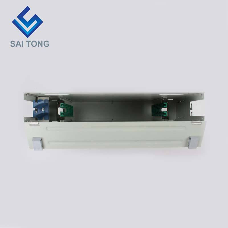 SaiTong FTTH 19 Inch Rack Mounting Tủ 24 cổng SC/FC ODF 2 U 24 core Khung phân phối sợi quang Tùy chọn Full Load