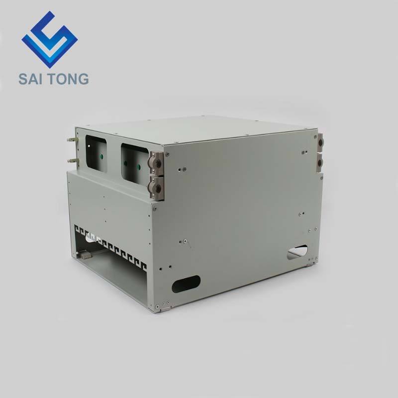 2022 SaiTong FTTH 19 inch Rack Mount Tủ 144 cổng SC/FC ODF 12U 144 core Khung phân phối sợi quang Tùy chọn Full Load