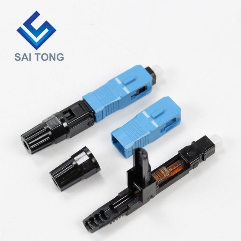 sợi quang ftth đến đầu nối sợi quang gia đình Đầu nối sợi quang Singlemode Quick Connector